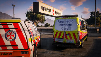 Standby at Race track