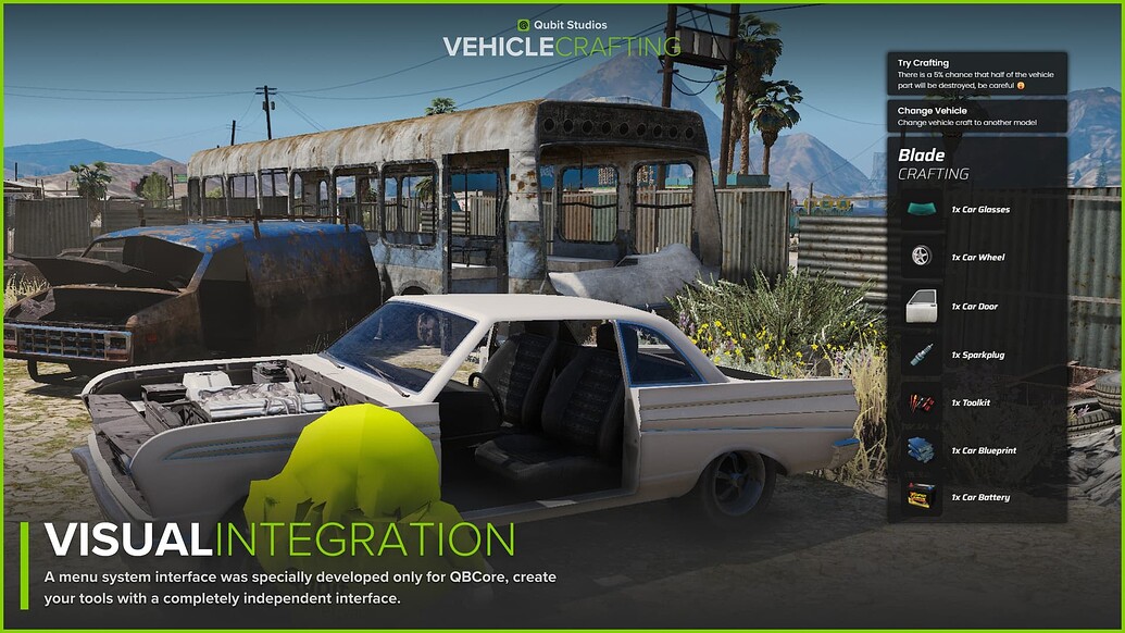 [ESX/QB] 🛠️ Qubit’s Car Crafting - FiveM Releases - Cfx Forum