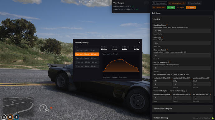Handling Editor | Live In-Game Vehicle Handling | No Restart Needed 2