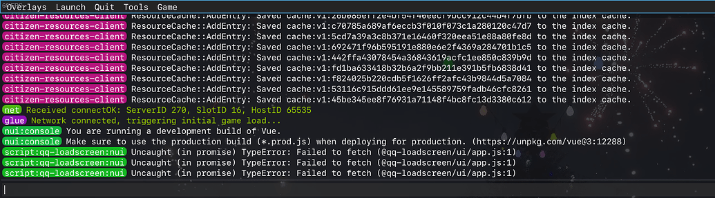 TypeError: Failed to fetch , error on connection: address already in ...