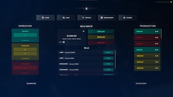 [SAVANA] Advanced Banking [QB/ESX/QBOX] - FiveM Releases - Cfx.re Community