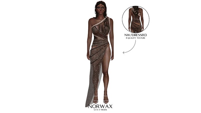 [PAID] Gorgonized Decollete Dress (NWDRESS013) mp Female Thumbnail