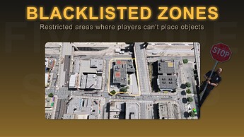 camping - blacklisted zones