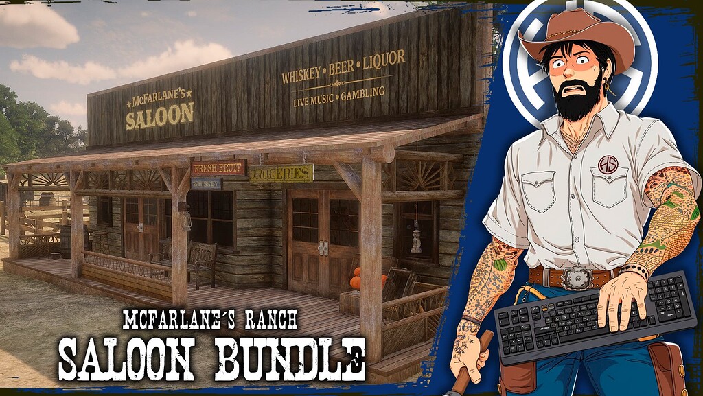 [MLO] McFarlane´s Saloon Bundle | 3 in 1 - RedM Releases - Cfx Forum