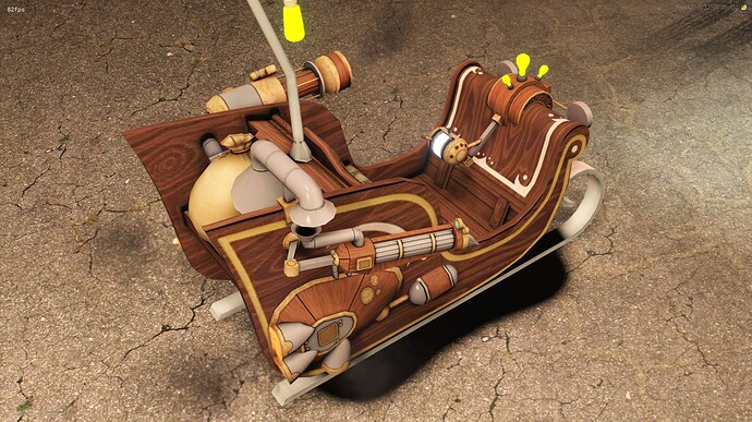 [PAID] Steampunk Flying Sleigh | Kire Customs thumbnail 12