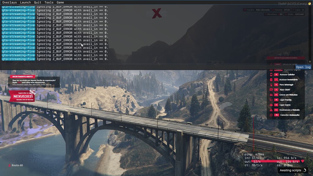 ( HELP ) SCRIPT ERRORS, client.lua 125, BUF ERROR, ( Cant log in the ...