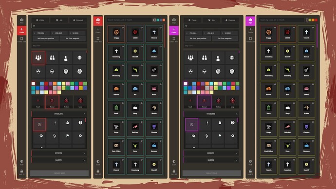 blips_manager_theme color