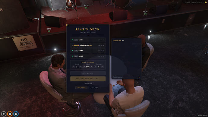 Feron Liar's Deck — Multiplayer Card Game + Russian Roulette for FiveM 3