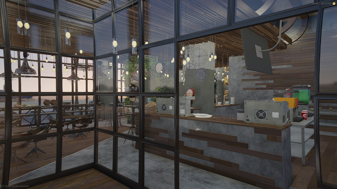 [免费] The Brutalist Coffee Shop - Hunz3D
