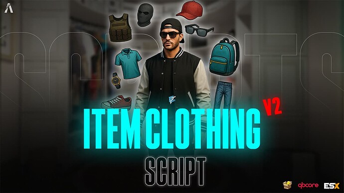 [Release] [ESX]/[QB] Item Clothing | Make any cloth as item | Thumbnail