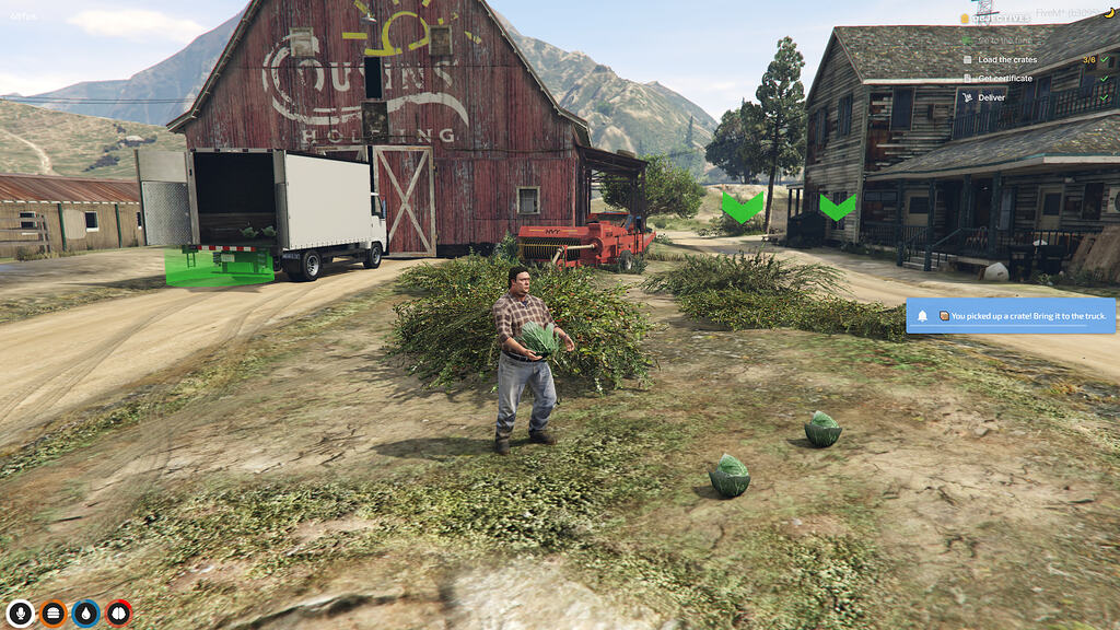 [免费]高级水果和蔬菜货运工作-FiveM插件网