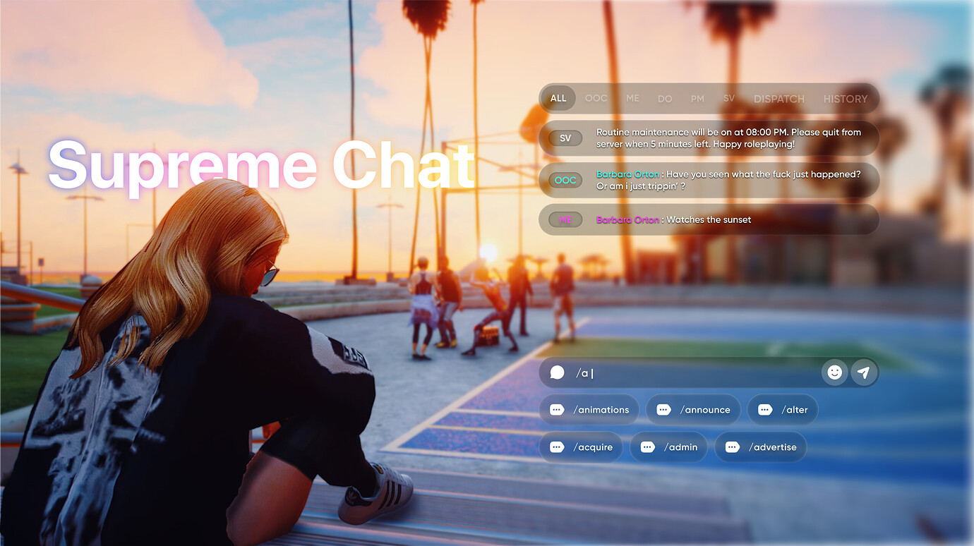 CodeM Supreme Chat - Most Advanced FiveM Chat - STANDALONE - FiveM ...