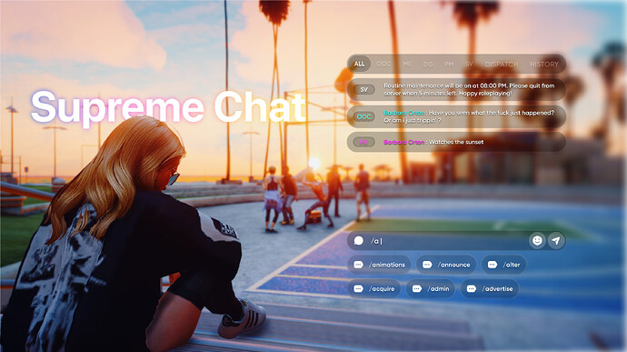 CodeM Supreme Chat - Most Advanced FiveM Chat - STANDALONE