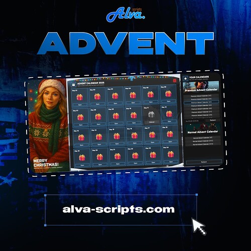 Advent – Premium & Free Advent Calendars for FiveM (ESX / QBCore / vRP / Standalone) Thumbnail