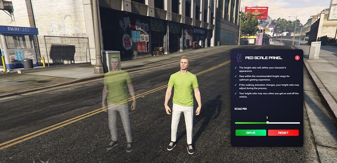 Fivem Player Scaling- inGain Scale Ped thumbnail 3