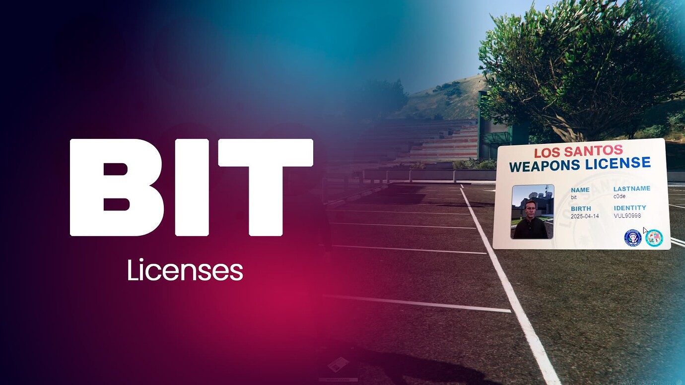 [PAID][ESX/QB/QBOX] BIT Licenses - FiveM Releases - Cfx Forum