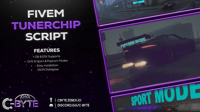 [PAID] [QB/ESX] Advanced Tunerchip Script with UI Thumbnail