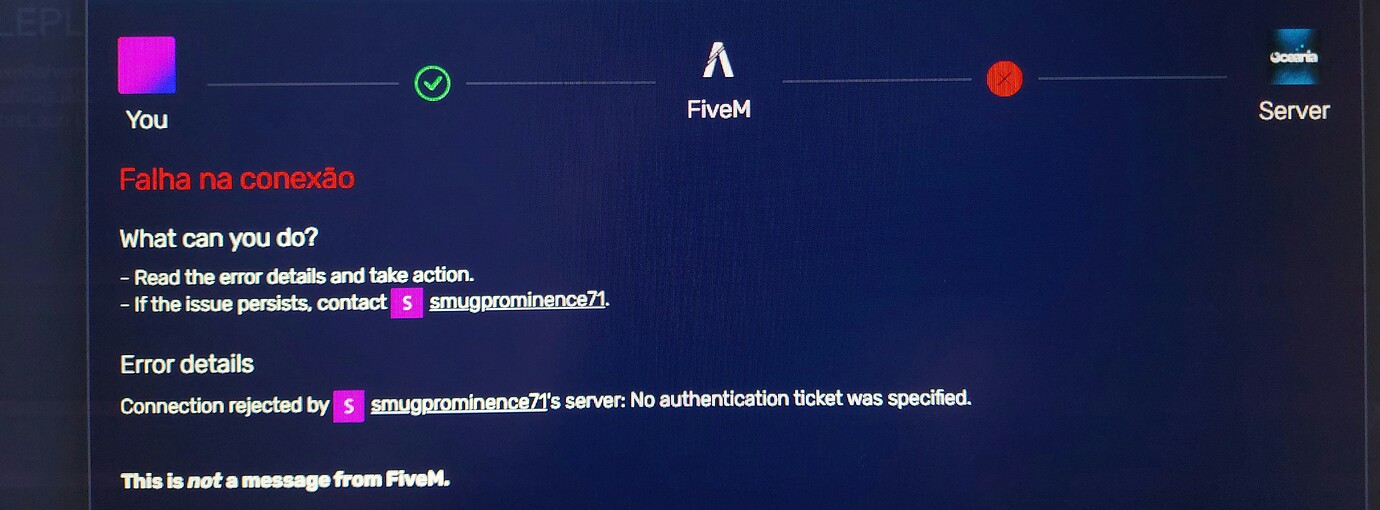 Server connection failure - RedM Client Support - Cfx Forum