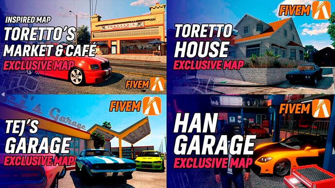 Pack 4 maps Fast & Fur. Special Promotion [PAID] Thumbnail