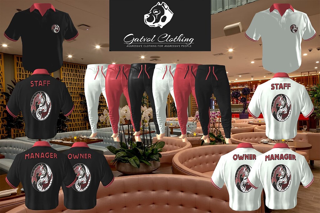# Koi Staff Uniforms for Male and Female [Lore Friendly] [On Sale ...