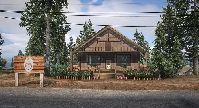 [PAID] [MLO] [XMAS] Cozy Forest Mountains Coffee Shop (Paleto Bay Winter Coffe Shop) Five M - MLO thumbnail 2