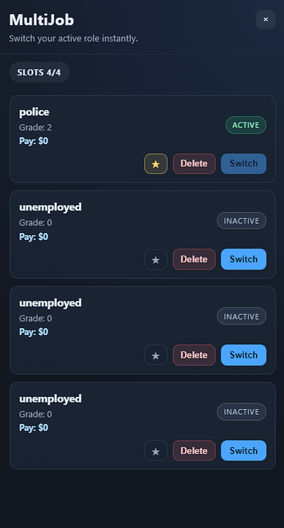 [PAID] HS MultiJob System - FiveM Releases - Cfx.re Community