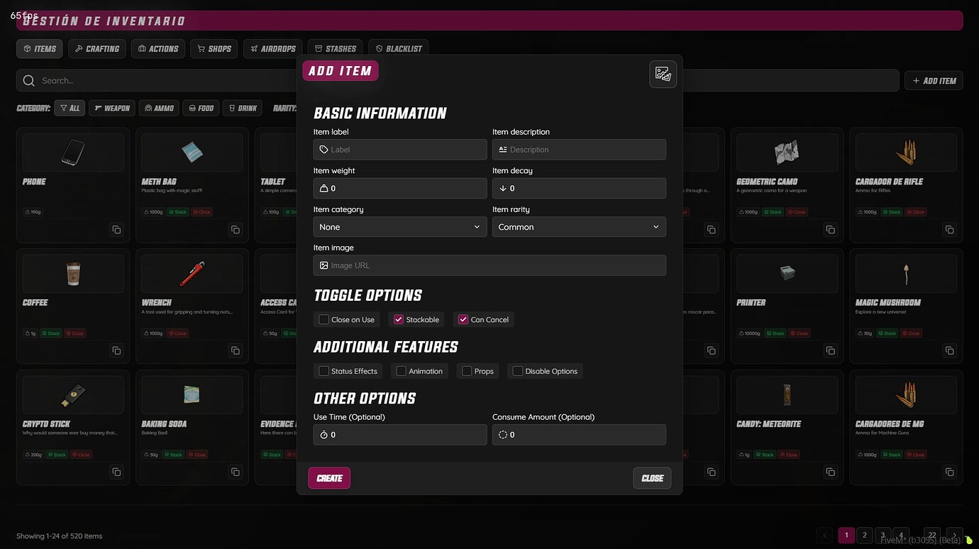 Origen Inventory v2.0 - ESX, QBCore & QBOX - FiveM Releases - Cfx.re ...