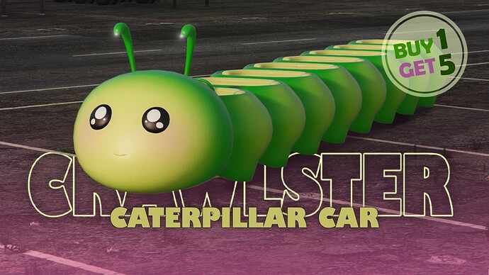[PAID] Caterpillar Car Thumbnail