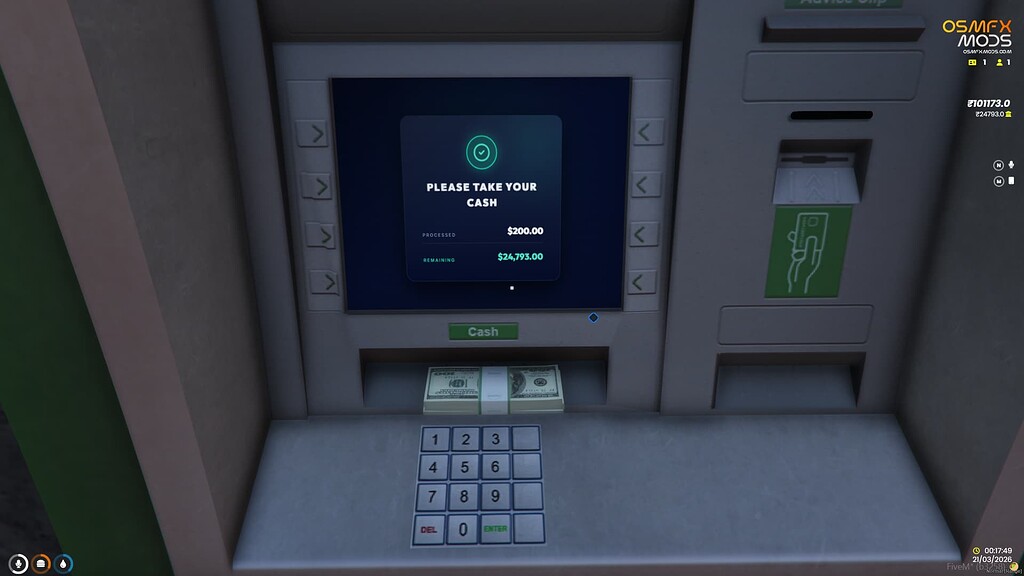 [免费]ATM DUI-超现实ATM系统-FiveM插件网