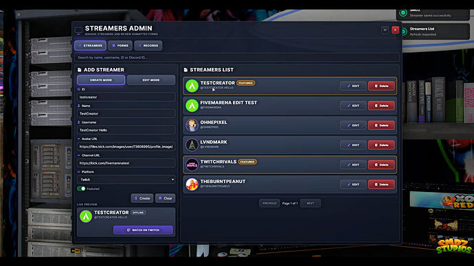 [PAID] Streamers List — Advanced Twitch & Kick Integration - FiveM ...