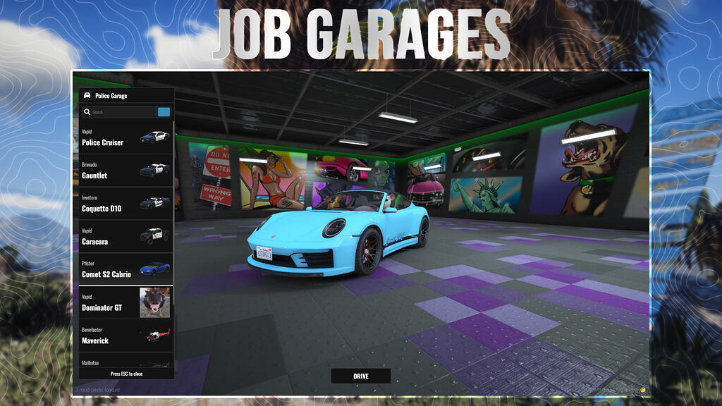 工作车库-FiveM插件网