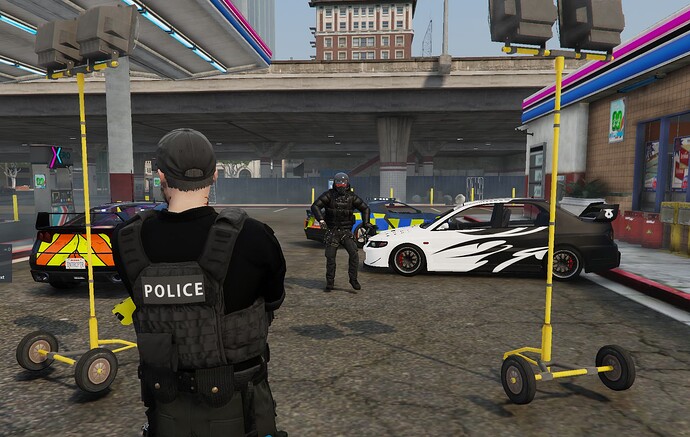 Active Police Scene