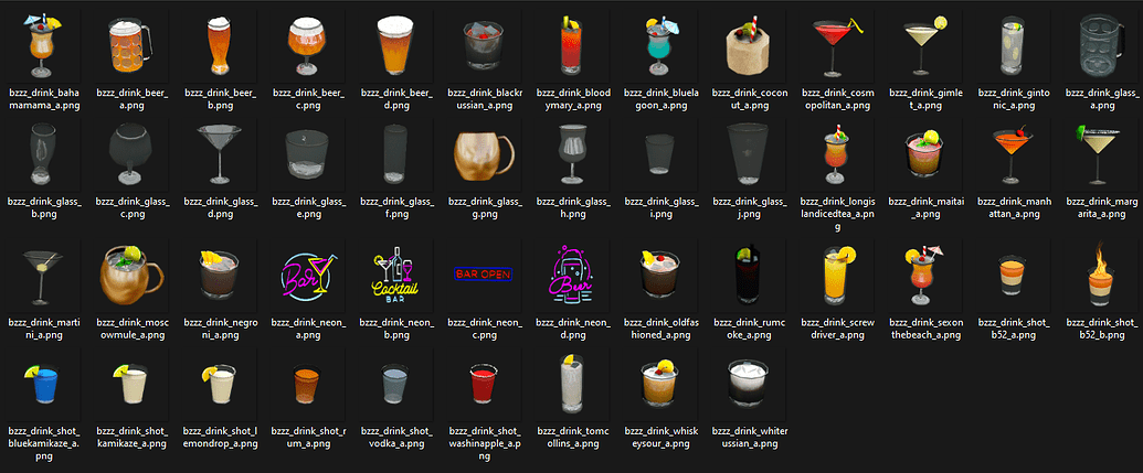 [PROPS] [Paid] Drinks - 8.5€ - FiveM Releases - Cfx Forum
