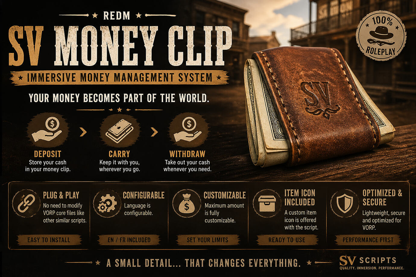 [VORP] Money Clip – Immersive Money - RedM Releases - Cfx Forum