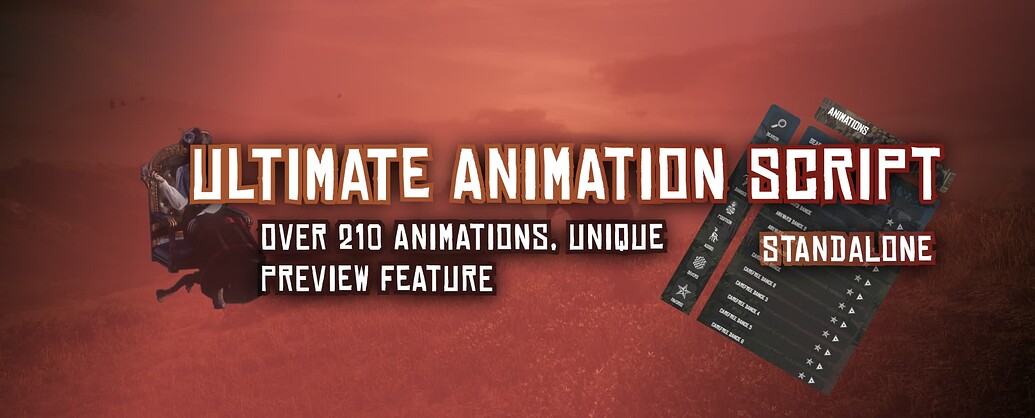 💃 Ultimate Animation Script [STANDALONE] - RedM Releases - Cfx Forum