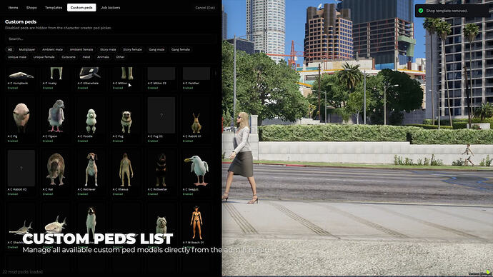 custompedslist