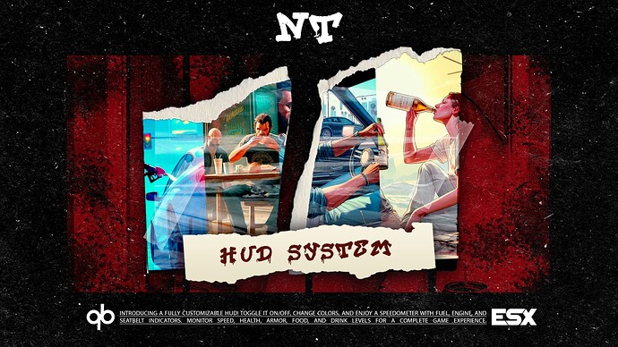 [ESX/QBCORE] nt_hud Thumbnail