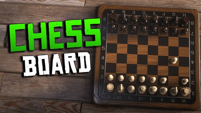 Free redm chess board for RedM script