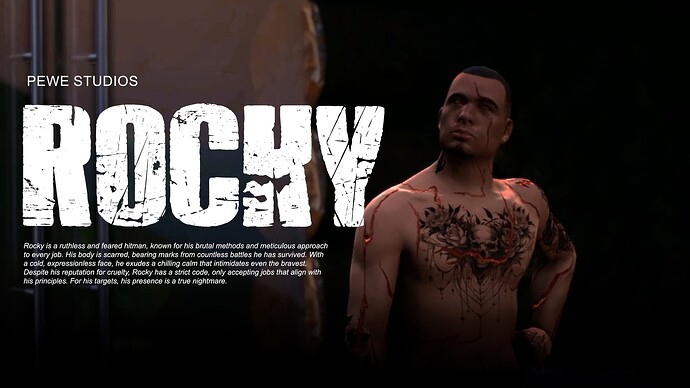 ROCKY ADD ON CUSTOM PED GTA 5 FIVEM