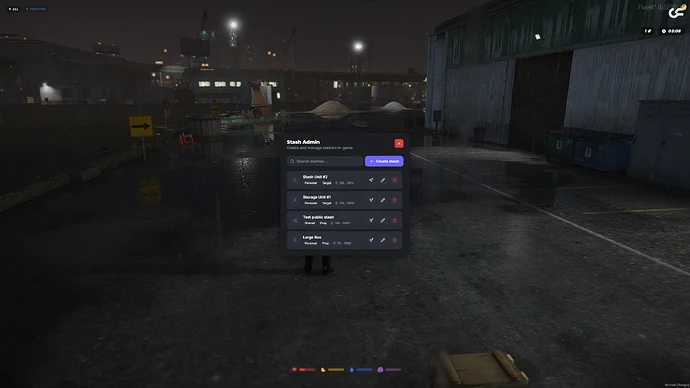 Admin view