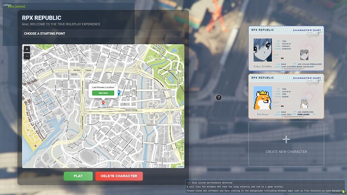 FWS Multi Character | Modern Map-Based Character Creation & Selection [QB,QBOX,OX] thumbnail 2