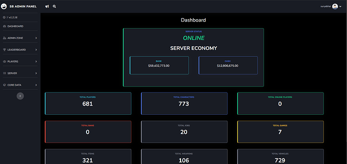 [PAID][QBCore/QBox] SB Admin Panel - Revolutionary FiveM Server Management thumbnail 2