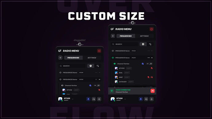 Overflow Radio - Custom Size