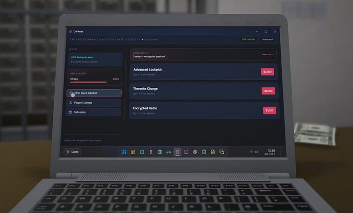 Real 3D Laptop system - Stocks, Crypto, Darknet, Vehicles, Jobs, Casino [ESX/QB/QBox] thumbnail 8