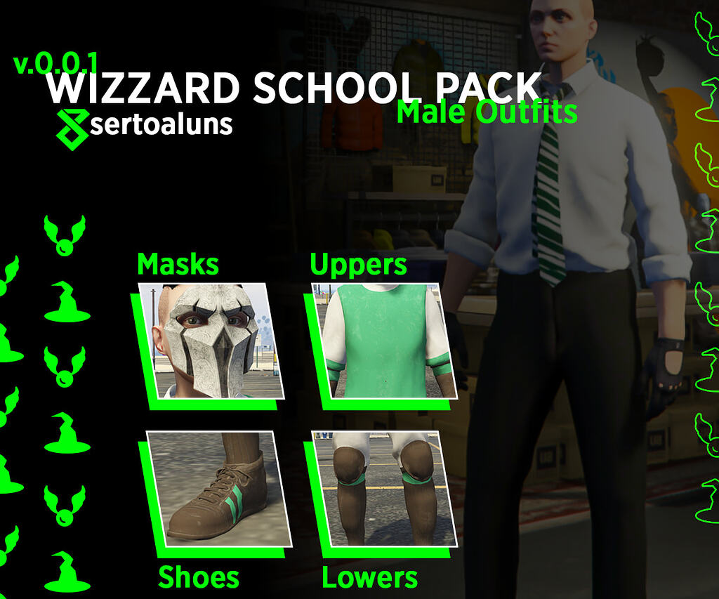 Sertoaluns Magic School Pack Male [Custom DLC / Add-on] - FiveM ...