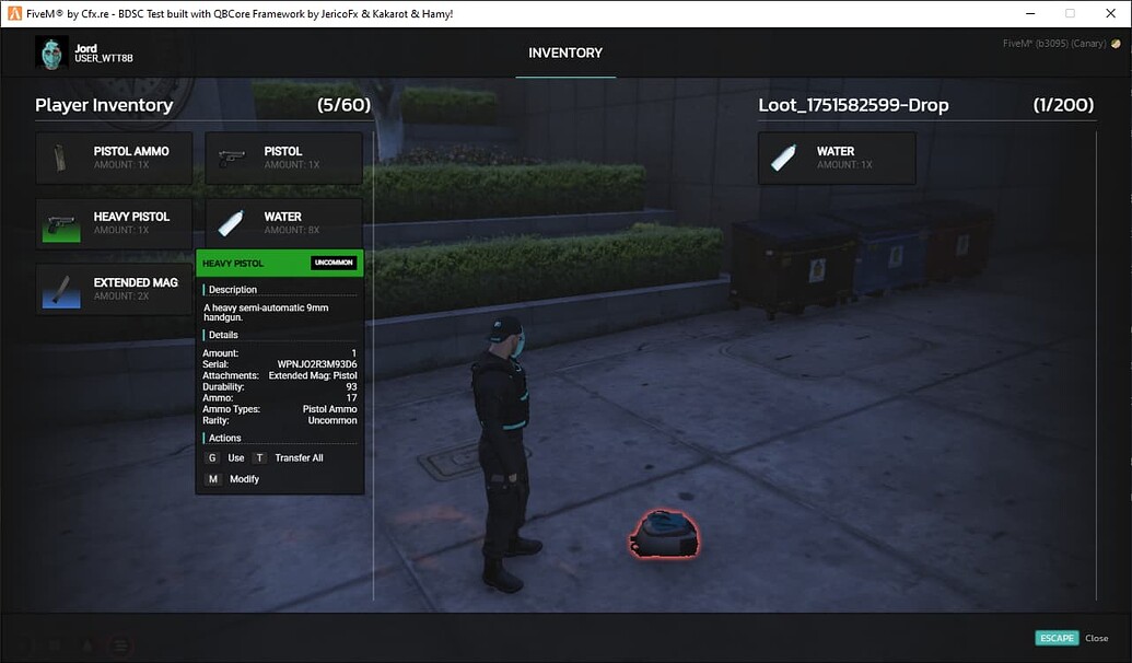 [STANDALONE] List Inventory – Clean UI, Containers, Weapon Support ...