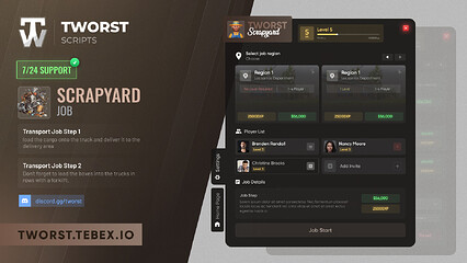 Multiplayer Scrapyard Job [QB & ESX & QBX & VRP] [PAID] thumbnail 2