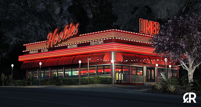 [MLO] [PAID] Hookies Diner MLO | 3x Location Bundle thumbnail 12