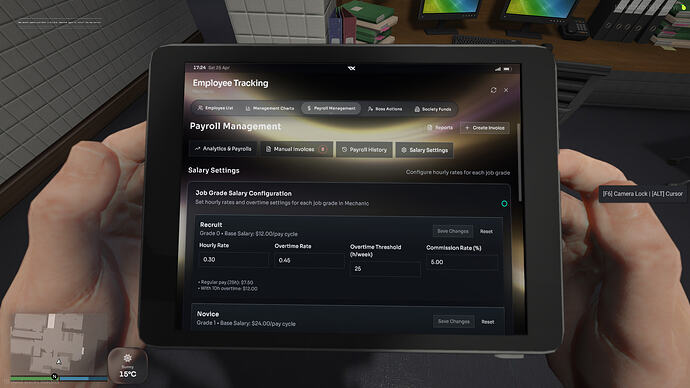 NX | Reimagining Bossmenus & Payroll – Most Advanced Employee Management script in FiveM – nx_employeemanagement thumbnail 6