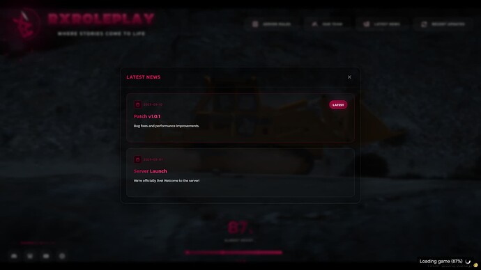 [NEW] Loading Screen | Modern & High Quality Introduction To Your Server! thumbnail 5